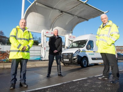 Un véhicule bicarburation diesel-hydrogène pour Aberdeen