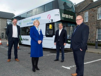 Ecosse : Le premier bus à hydrogène à deux étages arrive dans la ville pétrolière d'Aberdeen