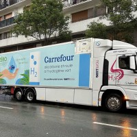 Avec Hyundai, Bert&You livre Carrefour en camion à hydrogène