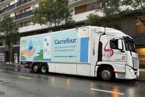 Avec Hyundai, Bert&You livre Carrefour en camion à hydrogène