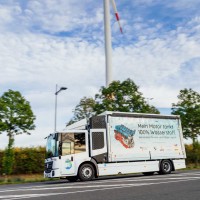 Ce camion BMW de 18 tonnes roule &agrave; l'hydrog&egrave;ne... avec un moteur d&eacute;riv&eacute; du diesel