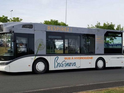 Bus hydrogène : la CATP sélectionne Safra et son Businova H2