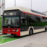 Barcelone re&ccedil;oit son premier bus &agrave; hydrog&egrave;ne