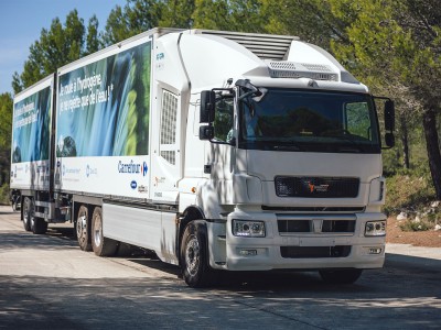 Avec CATHyOPE, Chabas va livrer Carrefour en camion hydrogène