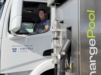 Camions &eacute;lectriques : cette station hydrog&egrave;ne &agrave; 6 millions d'euros contourne les limites du r&eacute;seau local