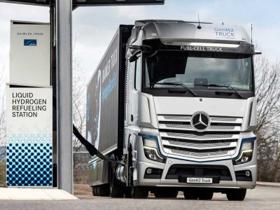 En Allemagne, Daimler va tester 100 poids lourds à hydrogène