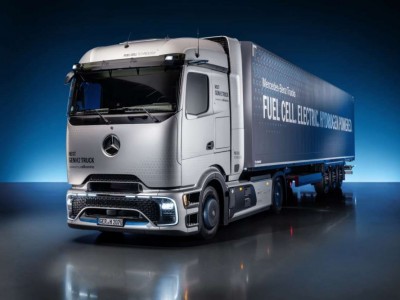 Plusieurs centaines de millions d'euros... Daimler mise gros sur le camion &agrave; hydrog&egrave;ne
