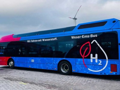 En Allemagne, la Frise passe au bus &agrave; hydrog&egrave;ne