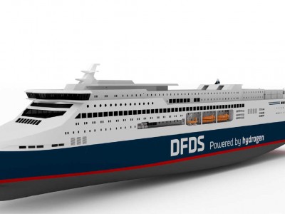 Un ferry &agrave; hydrog&egrave;ne de 23 m&eacute;gawatts pour DFDS