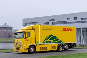 Aux Pays-Bas, DHL Freight explore le potentiel du camion hydrog&egrave;ne en conditions r&eacute;elles