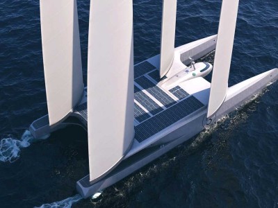 Ce catamaran pourra produire son propre hydrogène en mer