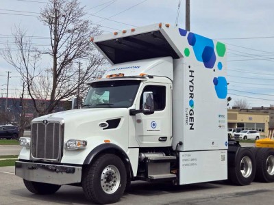 1000 km avec un plein... ce camion hydrog&egrave;ne veut surpasser le diesel