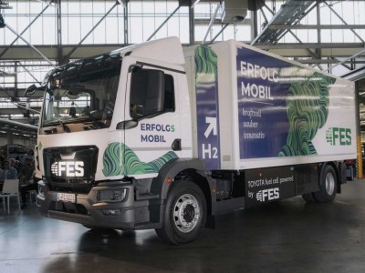 FES pr&eacute;sente son premier camion &agrave; pile &agrave; combustible