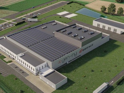 Gen-Hy Cube : la future usine d'électrolyseurs de Montbéliard prend forme