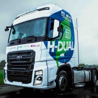 Ford teste un m&eacute;lange hydrog&egrave;ne-HVO pour r&eacute;duire les &eacute;missions des poids lourds
