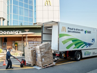 En Suisse, McDonald's se fait livrer en camion hydrogène