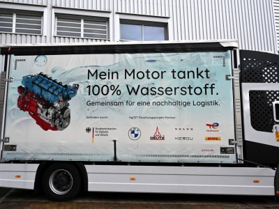 BMW fait le pari du moteur hydrog&egrave;ne pour sa logistique avec un premier test grandeur nature