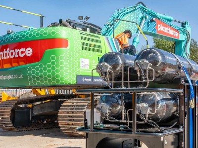 HyConstruct : des moteurs diesel-hydrog&egrave;ne pour d&eacute;carboner les engins de chantier