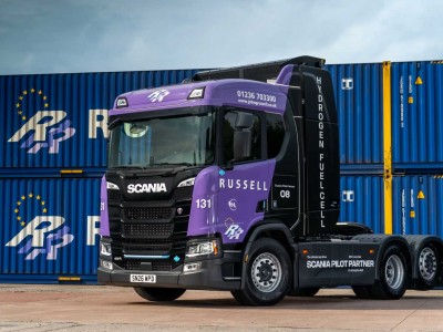 Scania lance ses premiers camions &agrave; hydrog&egrave;ne sur les routes britanniques