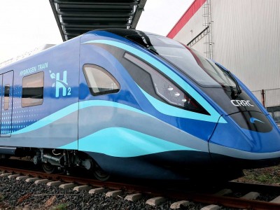La Chine lance son nouveau train à hydrogène !