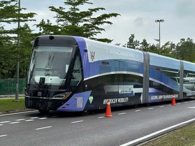 La Malaisie teste son premier tramway à hydrogène