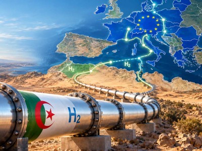 3 300 kilom&egrave;tres... l'Alg&eacute;rie avance sur son grand corridor hydrog&egrave;ne vers l'Europe