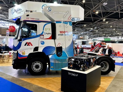 A Solutrans, Hyliko pr&eacute;sente la seconde g&eacute;n&eacute;ration de son camion hydrog&egrave;ne
