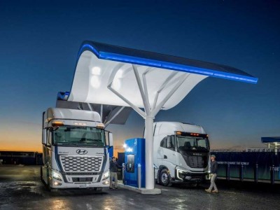 En Californie, cette station hydrog&egrave;ne XXL pourra accueillir 200 poids lourds par jour