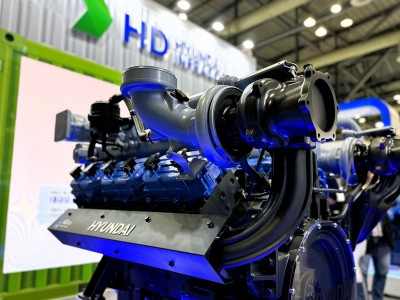 816 chevaux : HD Hyundai Infracore pr&eacute;sente un moteur hydrog&egrave;ne surpuissant &agrave; la World Hydrogen Expo 2025
