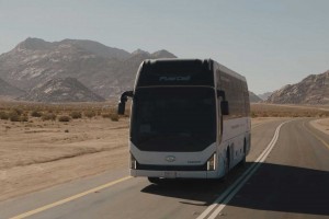 Hyundai teste son autocar à hydrogène en haute altitude en Arabie saoudite