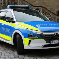 La police allemande passe &agrave; l'hydrog&egrave;ne avec le Hyundai Nexo