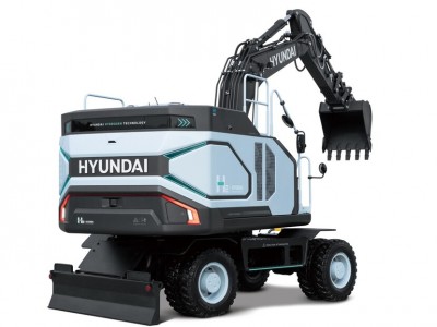 Avec ce projet, Hyundai veut prouver que l'hydrog&egrave;ne solide peut remplacer le diesel sur les chantiers