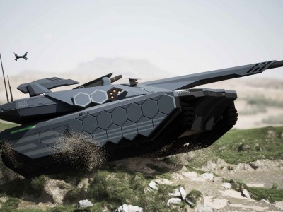 Imaginé par Hyundai, ce tank futuriste carbure à l'hydrogène