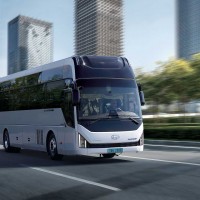 Autonomie record pour le nouvel autocar à hydrogène de Hyundai