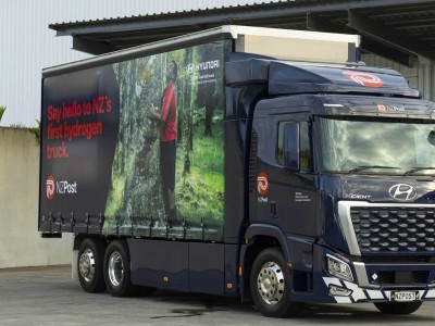 Un premier camion hydrogène Hyundai pour la poste néo-zélandaise