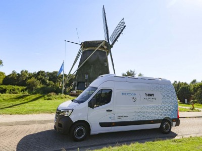 Premier road-trip pour le Renault Master à hydrogène