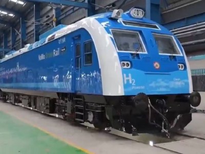 1 200 kW et 10 voitures... l'Inde pr&eacute;pare son premier train &agrave; hydrog&egrave;ne sous haute surveillance