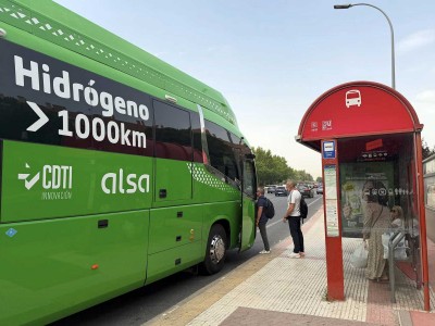 Plus de 1000 km d'autonomie : &eacute;quip&eacute; de la nouvelle pile Bosch, cet autocar hydrog&egrave;ne roule d&eacute;j&agrave; en Espagne