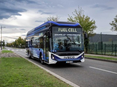 Bus hydrogène : conçu avec Hyundai, l'Iveco E-WAY H2 se dévoile