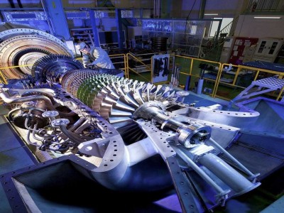 En Allemagne, cette turbine &agrave; gaz g&eacute;ante se pr&eacute;pare &agrave; tourner avec 100 % d'hydrog&egrave;ne