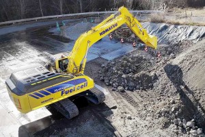 Au Japon, Komatsu valide sa pelle &agrave; pile &agrave; hydrog&egrave;ne