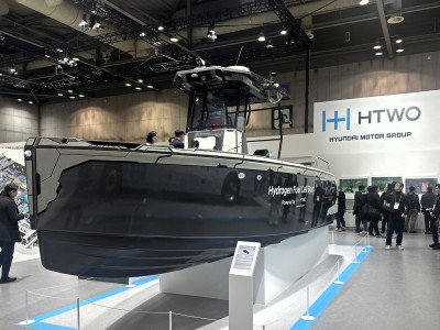 Le bateau hydrog&egrave;ne de Hyundai fait sensation &agrave; la World Hydrogen Expo 2025