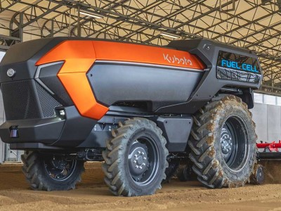 A hydrog&egrave;ne et sans pilote... Kubota imagine le tracteur du futur !