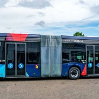 Le Mans accueille son nouveau bus articul&eacute; &agrave; hydrog&egrave;ne