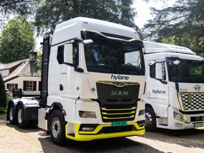Le MAN hTGX à moteur hydrogène intègre la flotte de Hylane