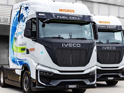 Migros intègre deux camions à hydrogène d'Iveco