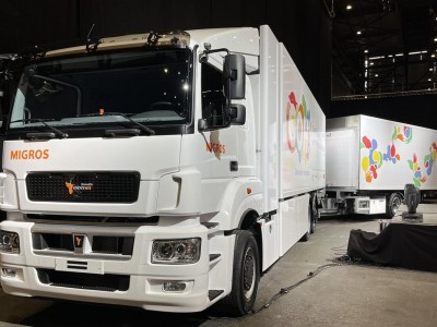 Goh! présente son premier camion 40 tonnes à hydrogène