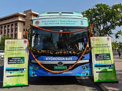New Delhi lance ses premiers bus &agrave; hydrog&egrave;ne dans les transports publics