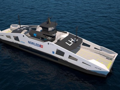 Linde alimentera en hydrogène liquide le futur ferry de Norled