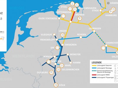 Allemagne : une alliance pour un pipeline hydrogène de 400 kilomètres